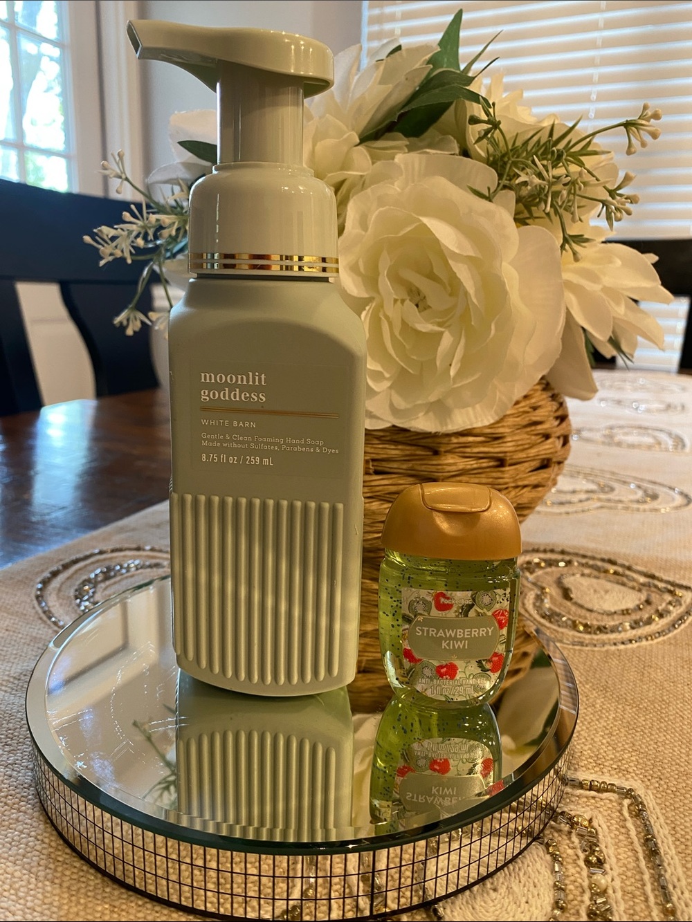 White Barn Moonlit Goddess Hand Soap & antibacterial hand gel